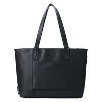トートバッグ 合皮 アオリワイド 14.0inch 15L ブラック BM-TBSLH02BK エレコム 1個（直送品）