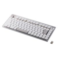 ゲーミングキーボード 有線 / 無線 / Bluetooth リニア 赤軸 ホワイト TK-VK520LLWH エレコム 1個（直送品）