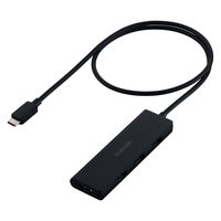 USBハブ A×4ポート タイプCコネクタ USB3.2(Gen1) 60cm 黒 U3HC-H043BK/E エレコム 1個（直送品）