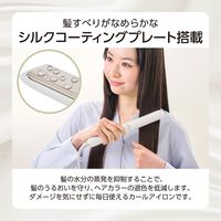 ストレート ヘアアイロン 25mm シルクコーティング マイナスイオン ダブルヒーター ホワイト TS860A-W テスコム 1個（直送品）