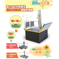 シコク 車いす用電動昇降機直進乗込み SK-S 1台（直送品）