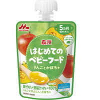 【5か月頃から】 離乳食 はじめてのベビーフード　りんごとかぼちゃ 6個 森永乳業 日本国内製造