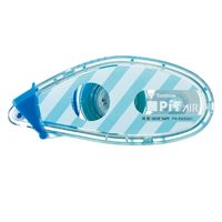 トンボ鉛筆 テープのり　ピットエアーミニ　ボーダーブルー　使い切りタイプ PNーEASG01 1セット(1本×5)