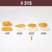 共和 オーバンド透明袋 50g　#315 GLAーNー013 1セット(3袋)