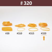 共和 オーバンド透明袋 500g　#320 GLAーNー008 1セット(3袋)