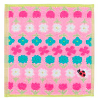 日繊商工 キッズ柄タオルハンカチ(てんとう虫くん)個包装 プチギフト QGS3098P-1P(10) 1箱(10枚入)（直送品）