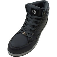 ケイゾック セーフティミッド(ヒモ) チャコール 25cm GKS-24 1足（直送品）