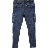 ケイゾック デニムカーゴパンツ ネイビー 4L GKW-5103 1本（直送品）