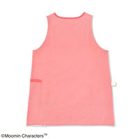 セントレディス ムーミンエプロン サーモンピンク/アイボリー ST-IM0059 1枚