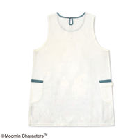 セントレディス ムーミンエプロン ブルーグリーン/アイボリー ST-IM0060 1枚