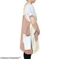 セントレディス ムーミンエプロン ムーミン＆スナフキン ブラウン/ベージュ ST-IM0053 1枚
