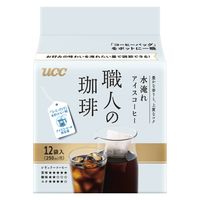UCC上島珈琲 職人の珈琲 コーヒーバッグ（250ml用）水淹れアイスコーヒー 1セット（12杯分×3袋）