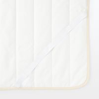 無印良品 木の実から作ったカポック混二重ガーゼ 敷パッド Ｄ １４０×２００ｃｍ 生成 良品計画