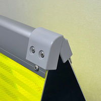 トレード 高輝度反射 折りたたみ看板 大 黄 両面 019Y90W_矢印(←) 197894 1個（直送品）