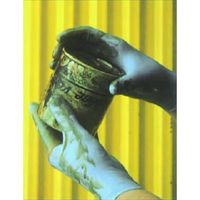 エスコ [LL/240mm] 手袋(ニトリルゴム・パウダー付/50枚) EA354BD-73 1箱(50枚)（直送品）