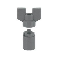 エスコ R 1/2”xG 3/4” ボールバルブ(片ナット付) EA425AC-514 1個（直送品）