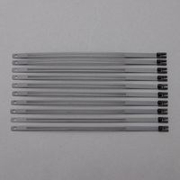 エスコ 12x300mm 結束バンド(SUS316/コーティング/10本 EA463FW-251 1袋(10本)（直送品）