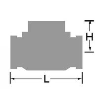 エスコ 1/2” リフトチャッキバルブ(青銅製) EA465AD-4 1個（直送品）