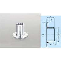 エスコ 2” 溶接ラップジョイント(ステンレス製) EA469FG-20A 1個（直送品）