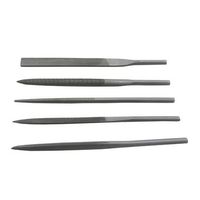 エスコ φ3x 85mm やすり(5種・5本組/中目) EA521TF-210 1セット（直送品）