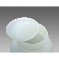 エスコ φ126x245mm/ 2.0L 広口ポリ容器(中蓋付/6個 EA508AJ-9B 1セット(6個)（直送品）
