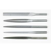 エスコ φ5x105mm やすり(5種・5本組/中目) EA521TF-60 1セット（直送品）