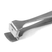 エスコ 125mm/400J WAFER用ピンセット(ステンレス製) EA595AK-109 1個（直送品）