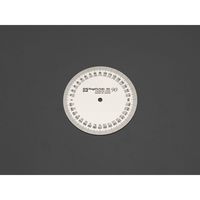 エスコ 120mm プロトラクター(丸形) EA720WS-42 1個（直送品）