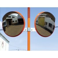 エスコ 安全ミラー用取付金具(二面用) EA724ZT-150 1個（直送品）