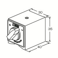 エスコ 40x30x35mm/32kgf/M5x0.8 マグネット台 EA781BC-22 1個（直送品）