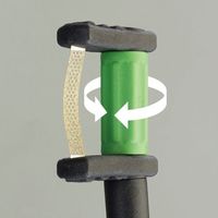 エスコ 0.15mm/細目 ダイヤモンドやすり(柄付・両面) EA826VT-12 1セット（直送品）