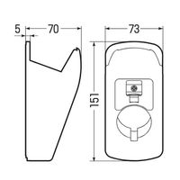 エスコ [給電ポール用] EVコネクターホルダー EA940CV-166 1組（直送品）