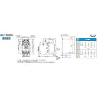 エスコ 200V/200V・2.2kW 電磁接触器(非可逆) EA940MW-22A 1個（直送品）