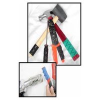 エスコ φ40mmx1.0m 滑り止めグリップ(熱収縮・赤) EA944-175 1本（直送品）