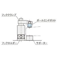 エスコ M10x11mm [ボールエンド]ボルト EA948DM-3 1個（直送品）