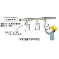 エスコ 4号レール用トロリー複車 EA970BC-24 1個（直送品）