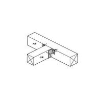 エスコ 84x 90x60mm 接合金具(梁用/5個) EA951EB-852 1パック(5個)（直送品）
