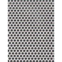 エスコ 457x 457x0.5mm/ 3mm パンチングメタル(スチール製) EA952B-203 1枚（直送品）