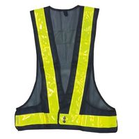 エスコ 安全ベスト(蓄光・紺/黄) EA983R-127 1枚（直送品）