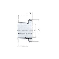 エスコ H2318/ 80mm 軸受ユニット用アダプタ EA966PA-318 1個（直送品）