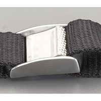 エスコ 25mmx6m/ 45kg 荷締ストラップ(ステンレス製/カム式) EA982BA-76 1個（直送品）