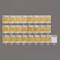 エスコ 600x450mm 職務表示板(グラインダーカッター作業~) EA983BX-21 1枚（直送品）