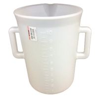 エスコ 10L 両取手付ポリビーカー EA991KV-100 1個（直送品）