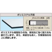 サカエ 軽量作業台(移動式) KH-68LBW 1台（直送品）