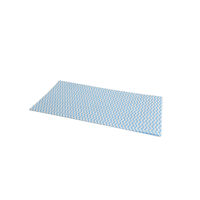 カウンタークロス 小判 薄手 約30cm×60cm レーヨン100% ボックスタイプ ブルー 1箱（100枚入）オザックス