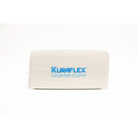 カウンタークロス 小判 薄手 約30cm×60cm レーヨン・ポリエステル ホワイト 1セット（1パック（100枚入）×5）オザックス