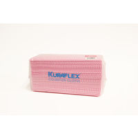 カウンタークロス 大判 薄手 約50cm×60cm レーヨン・ポリエステル ピンク 1セット（1パック（50枚入）×5）オザックス