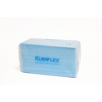 カウンタークロス 小判 厚手 約30cm×60cm レーヨン・ポリエステル ブルー 1セット（1パック（80枚入）×5）オザックス