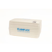 カウンタークロス 大判 厚手 約50cm×60cm レーヨン・ポリエステル ホワイト 1セット（1パック（40枚入）×5）オザックス