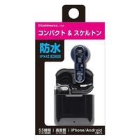 カシムラ ワイヤレスステレオイヤホン高音質BKS BLー124 1個（直送品）